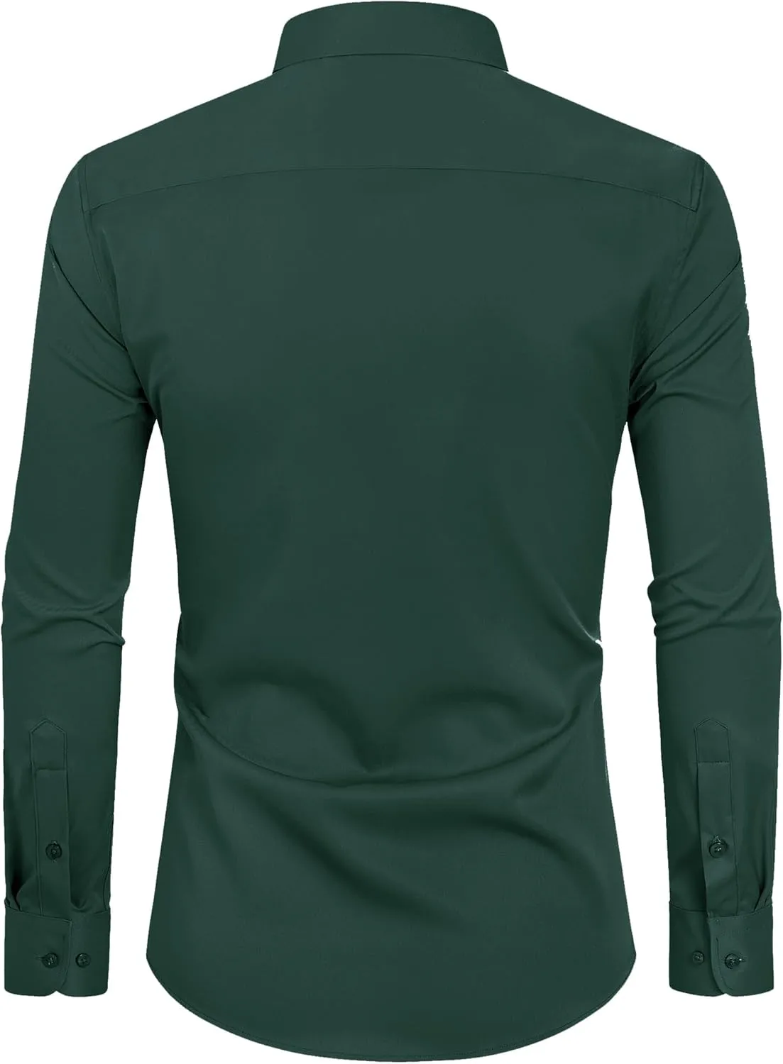 Alimens & Gentle Slim Fit Mens Dress Shirts for Men Button Down Long Sleeve Dress Shirts Wrinkle Free Formal Stain Proof