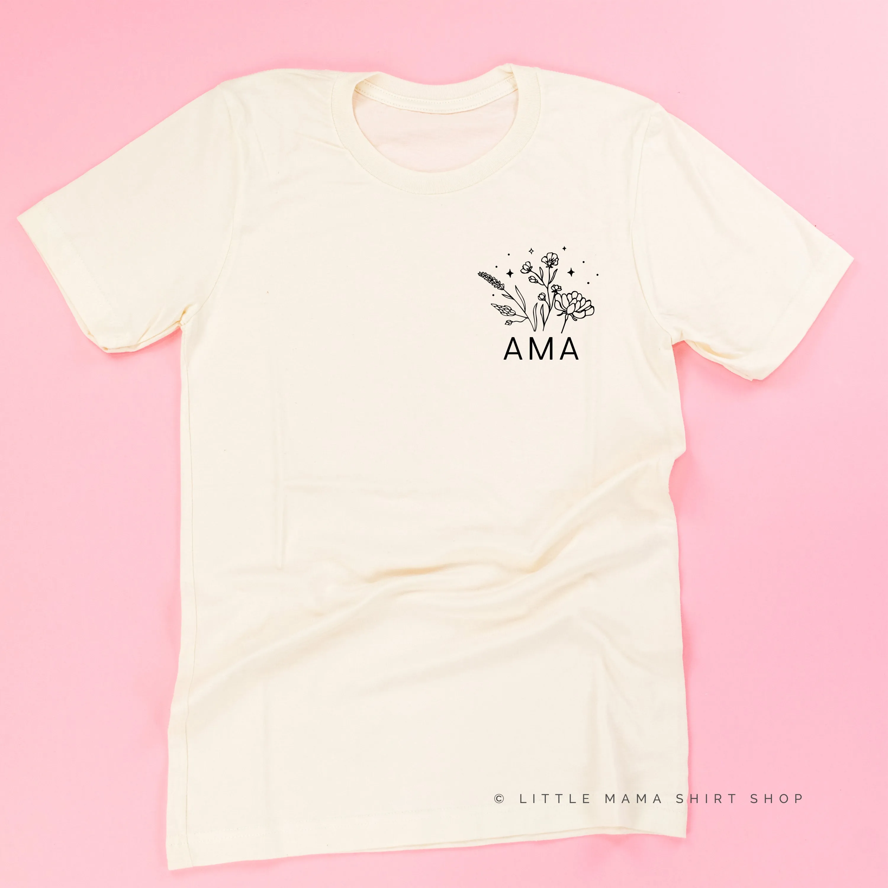 AMA - Bouquet - Pocket Size ﻿- Unisex Tee