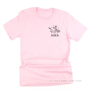 AMA - Bouquet - Pocket Size ﻿- Unisex Tee