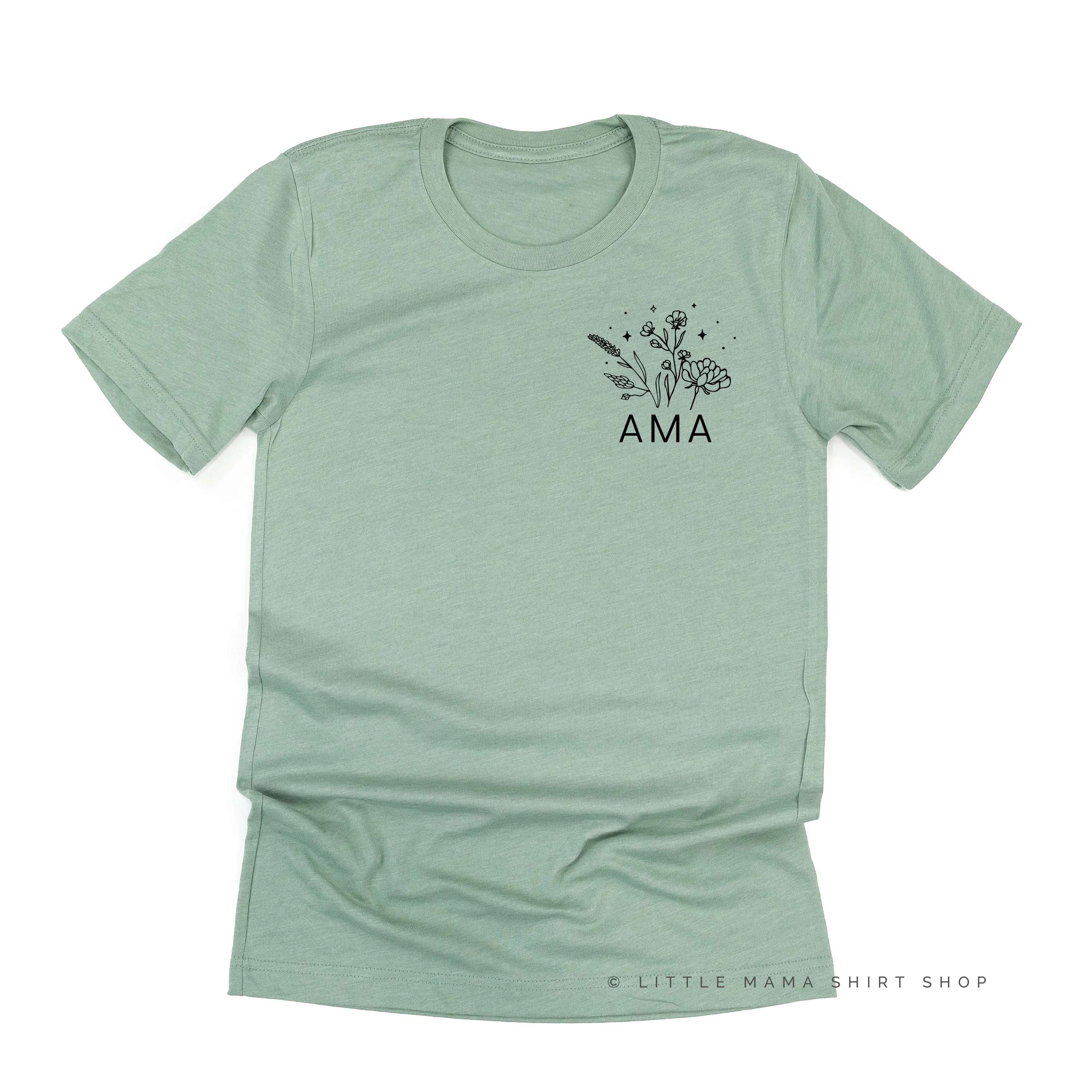 AMA - Bouquet - Pocket Size ﻿- Unisex Tee