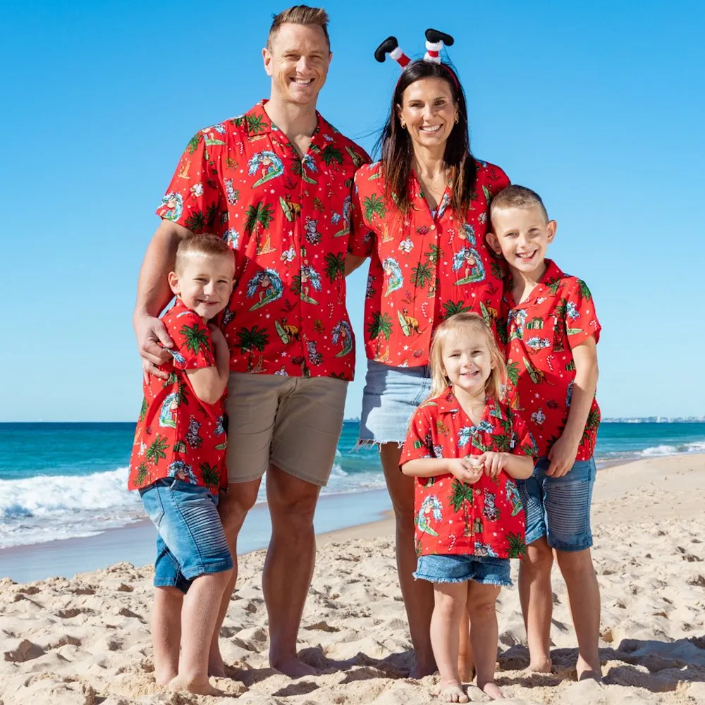 Aussie Christmas Red - Womens Festive Shirt