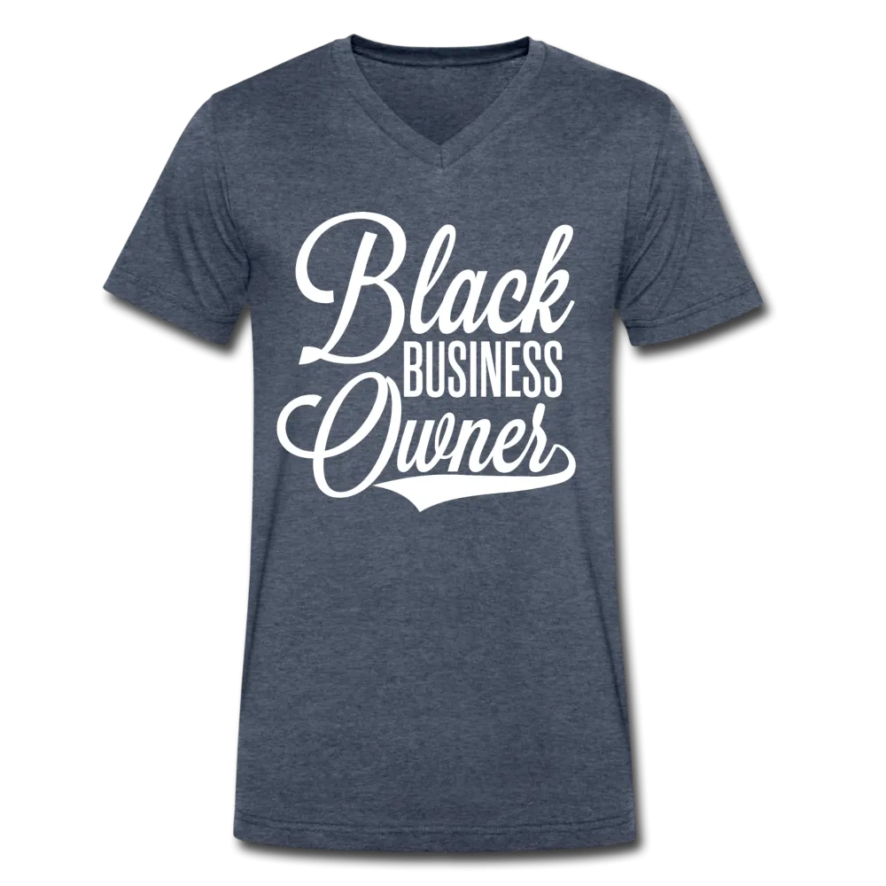 Black Business Owner V-Neck Unisex T-Shirt (Style 2)
