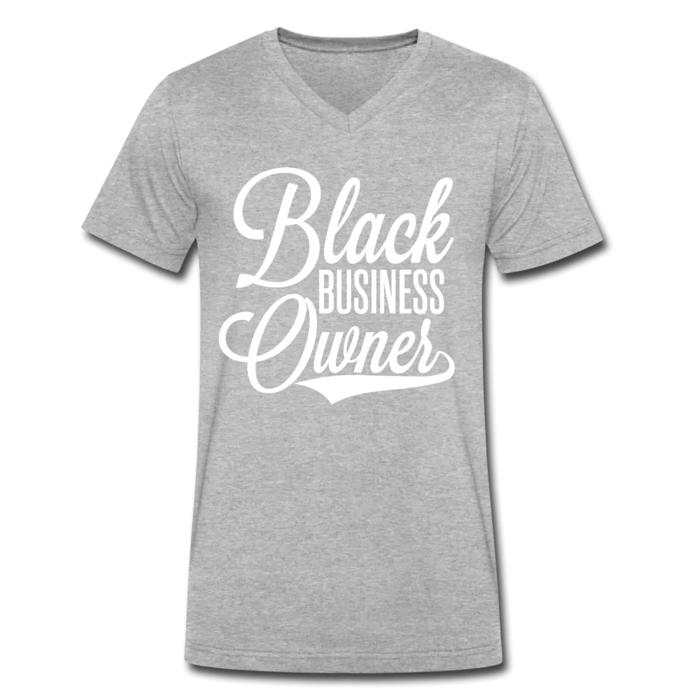 Black Business Owner V-Neck Unisex T-Shirt (Style 2)