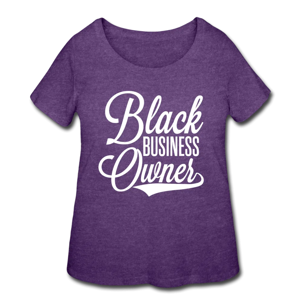 Black Business Owner Women’s Curvy T-Shirt