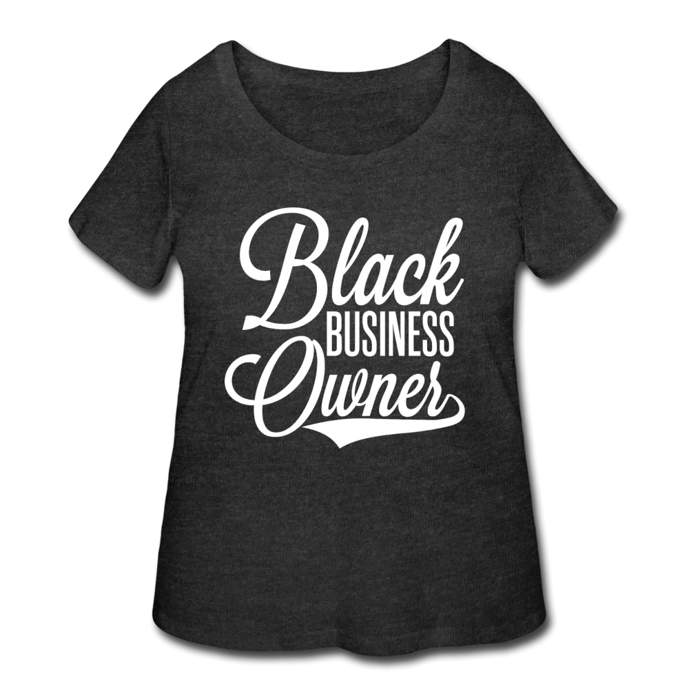 Black Business Owner Women’s Curvy T-Shirt