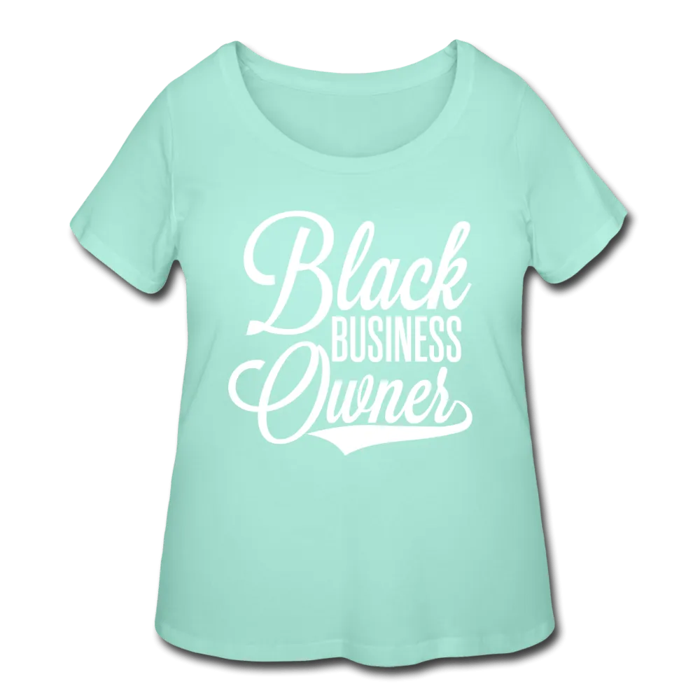 Black Business Owner Women’s Curvy T-Shirt