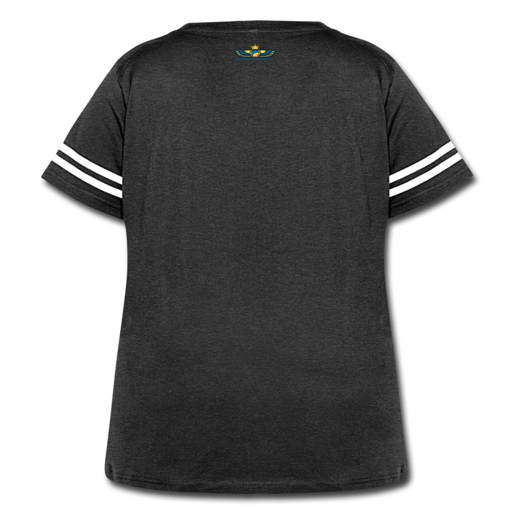 Black Girl Magic Women's Curvy Vintage Sport T-Shirt