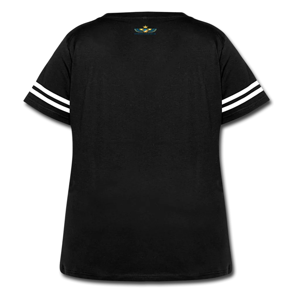 Black Girl Magic Women's Curvy Vintage Sport T-Shirt