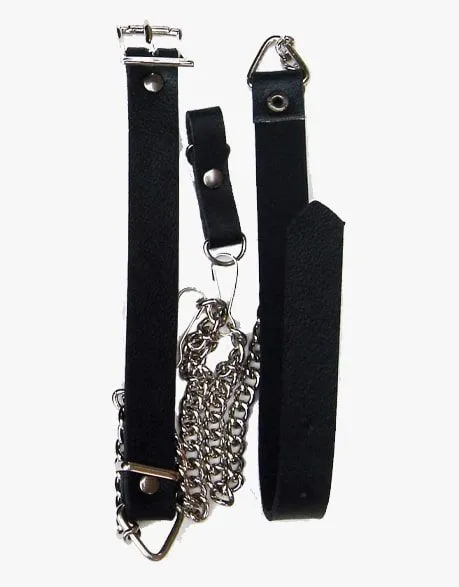 Black rabbit fur with three tails