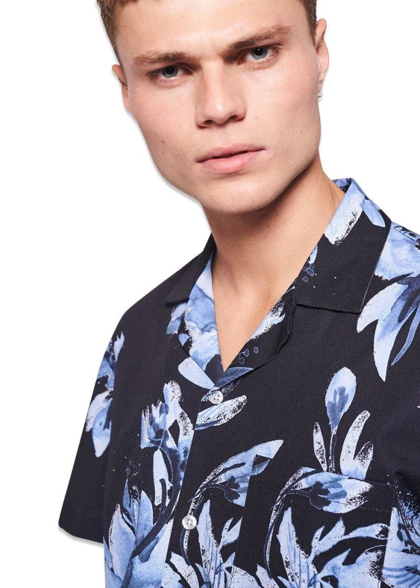 Bleever Flower Shirt - Black