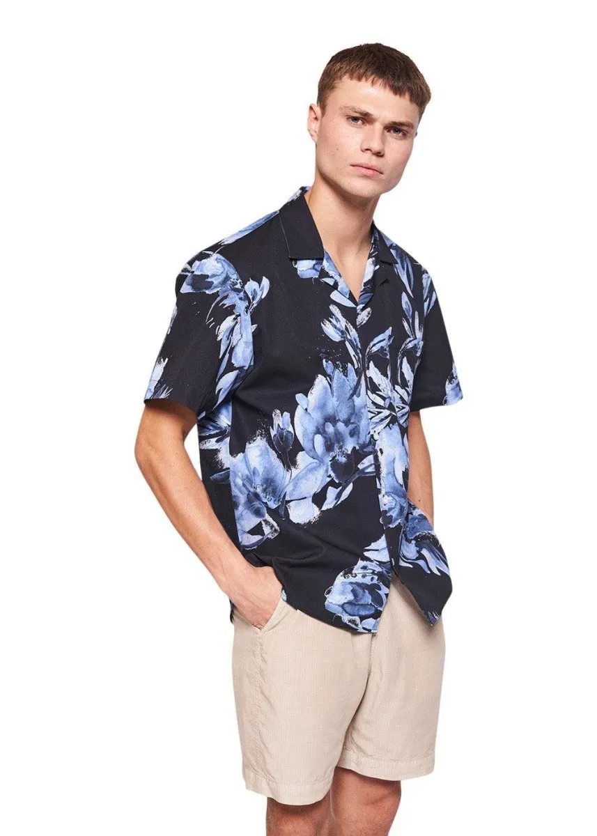 Bleever Flower Shirt - Black