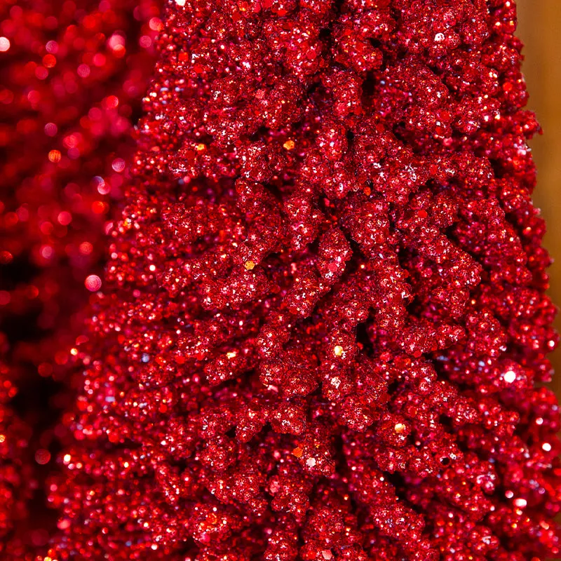 Bottle Brush Tree Red 50cm