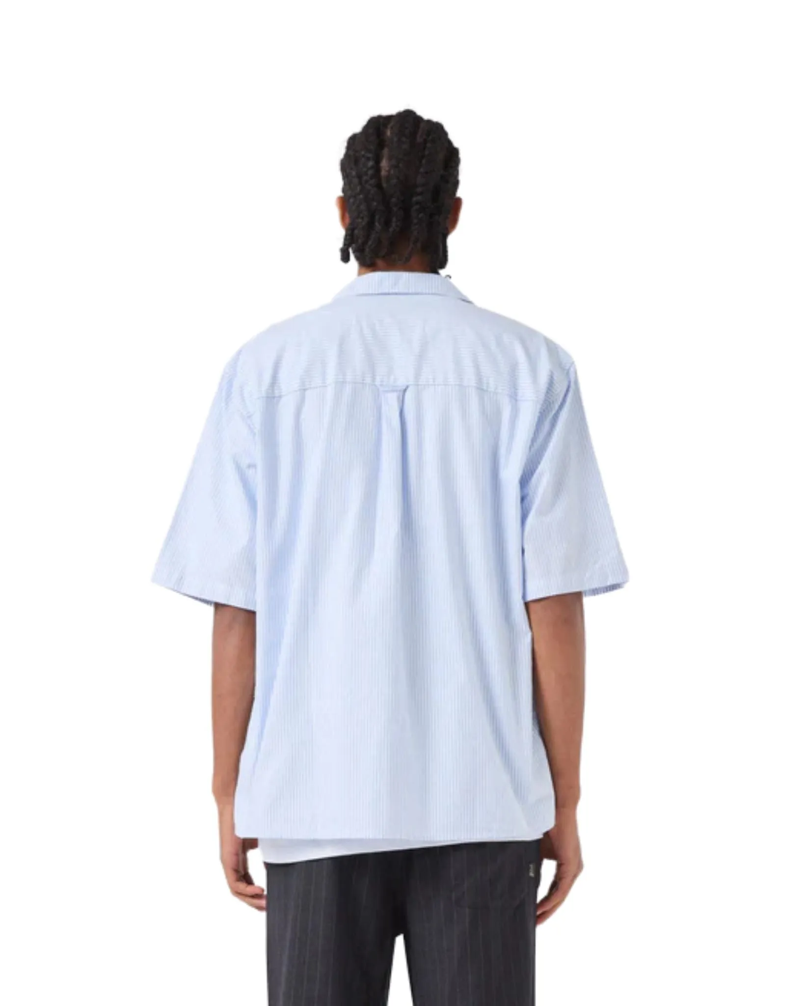 Boxy Shirt Blue Stripe