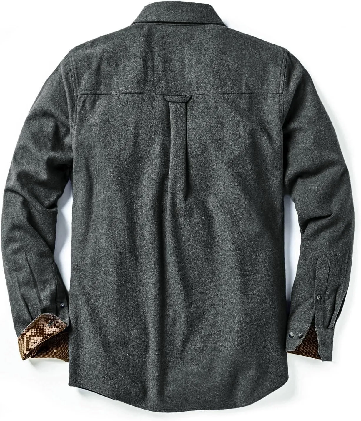 CQR Men's All Cotton Flannel Shirt, Long Sleeve Casual Button Down Plaid Shirt, Brushed Soft Outdoor Tactical Work Shirts