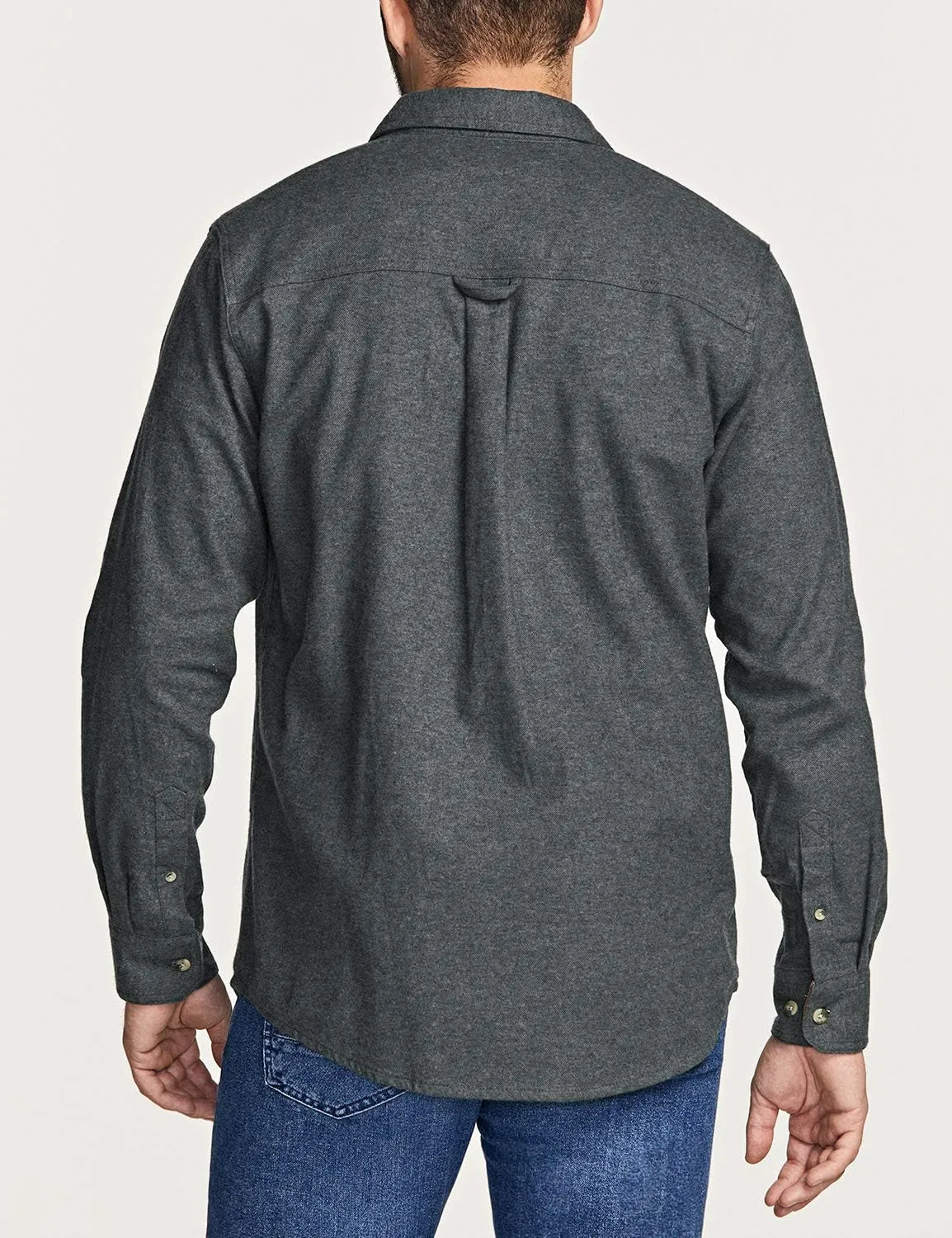 CQR Men's All Cotton Flannel Shirt, Long Sleeve Casual Button Down Plaid Shirt, Brushed Soft Outdoor Tactical Work Shirts