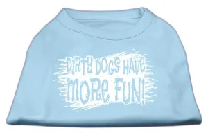 Dirty Dogs Screen Print Shirt Baby Blue XXXL (20)