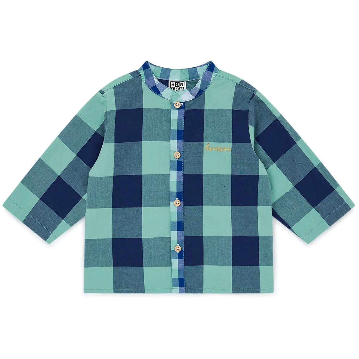 Gabin Checked Baby Shirt