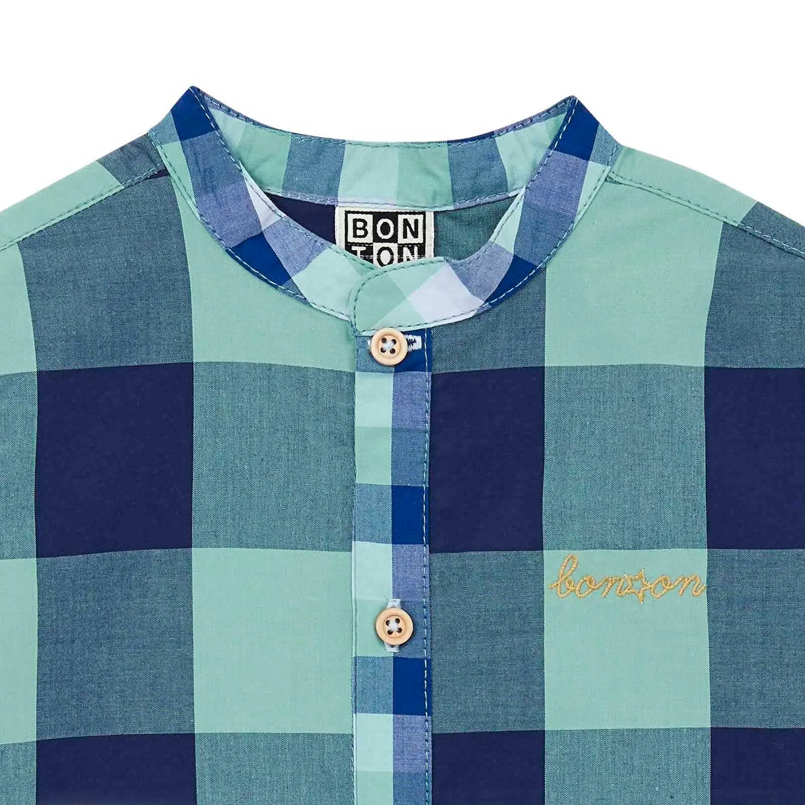 Gabin Checked Baby Shirt