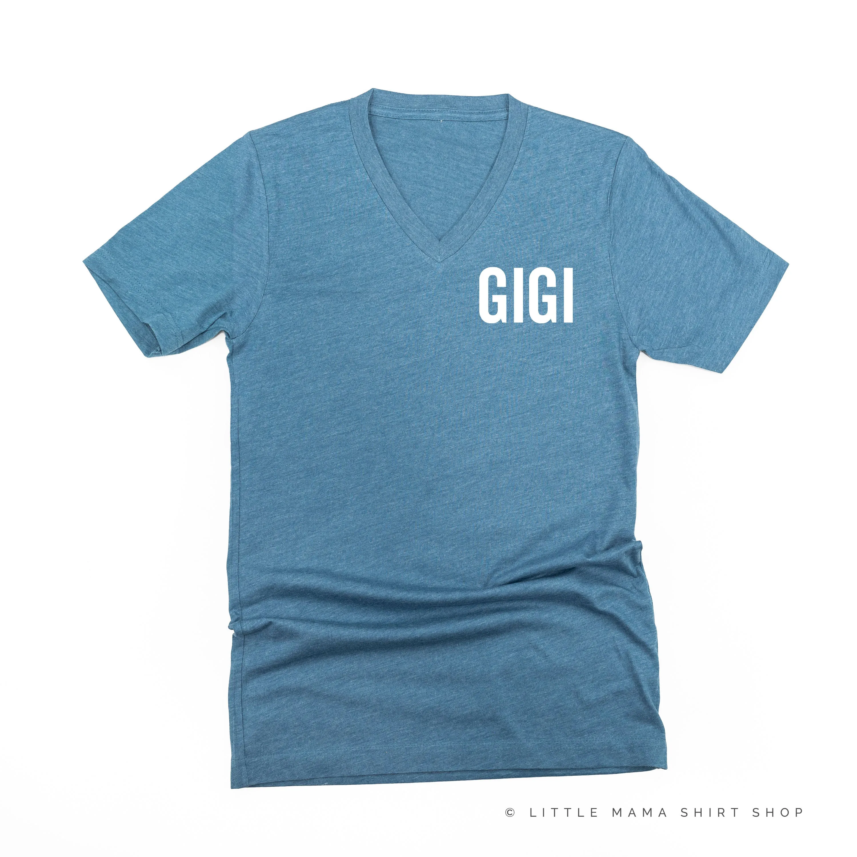 GIGI - BLOCK FONT POCKET SIZE - Unisex Tee