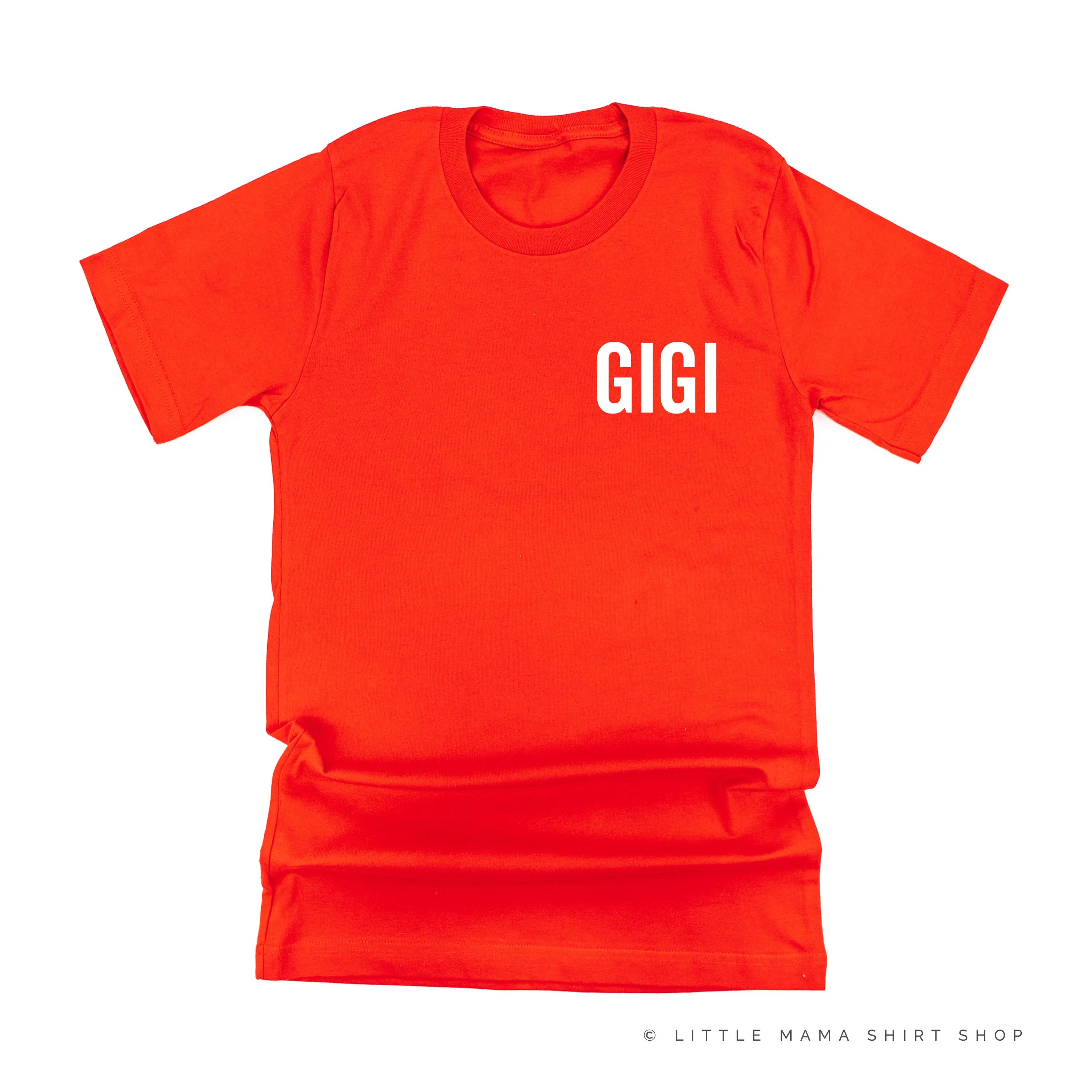 GIGI - BLOCK FONT POCKET SIZE - Unisex Tee
