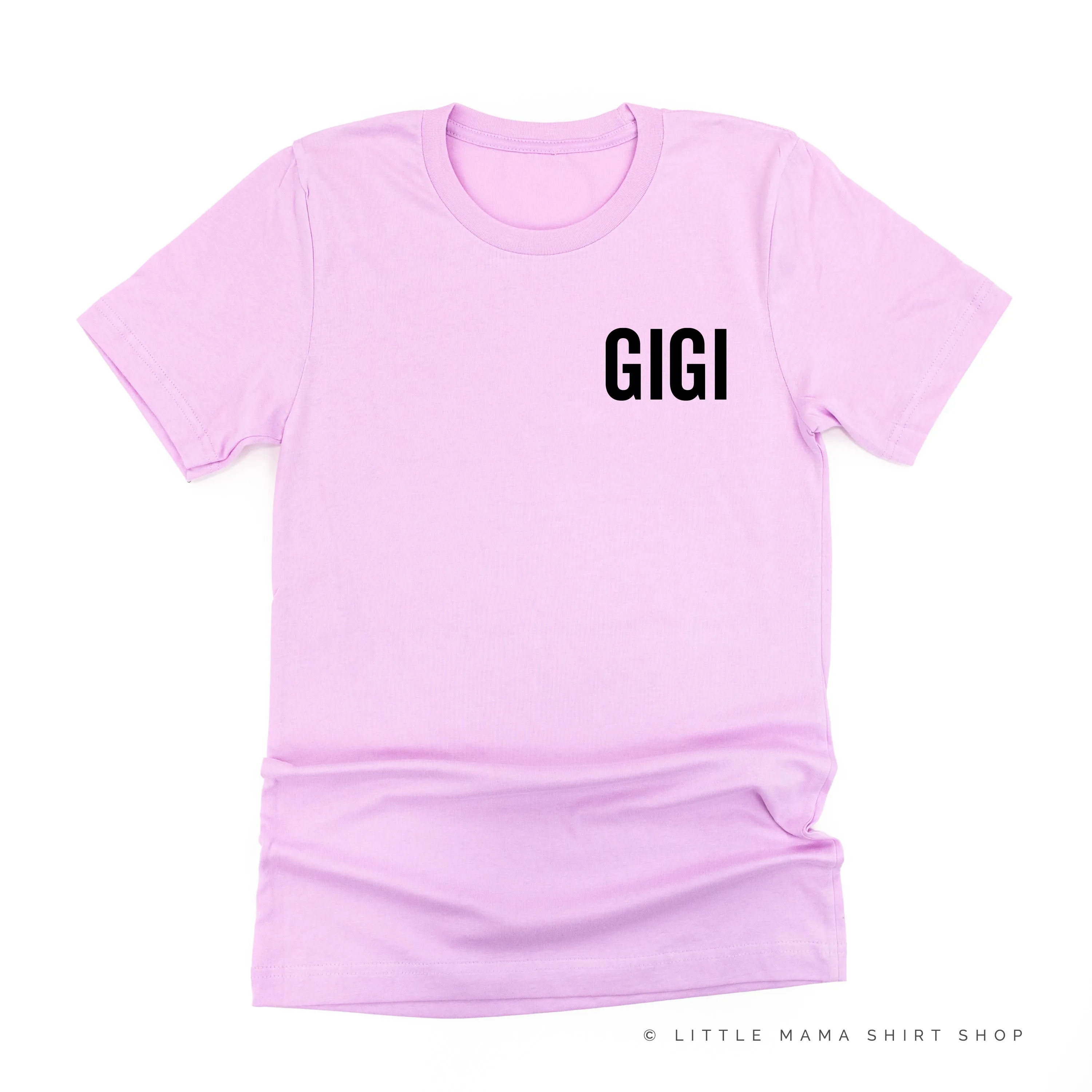 GIGI - BLOCK FONT POCKET SIZE - Unisex Tee