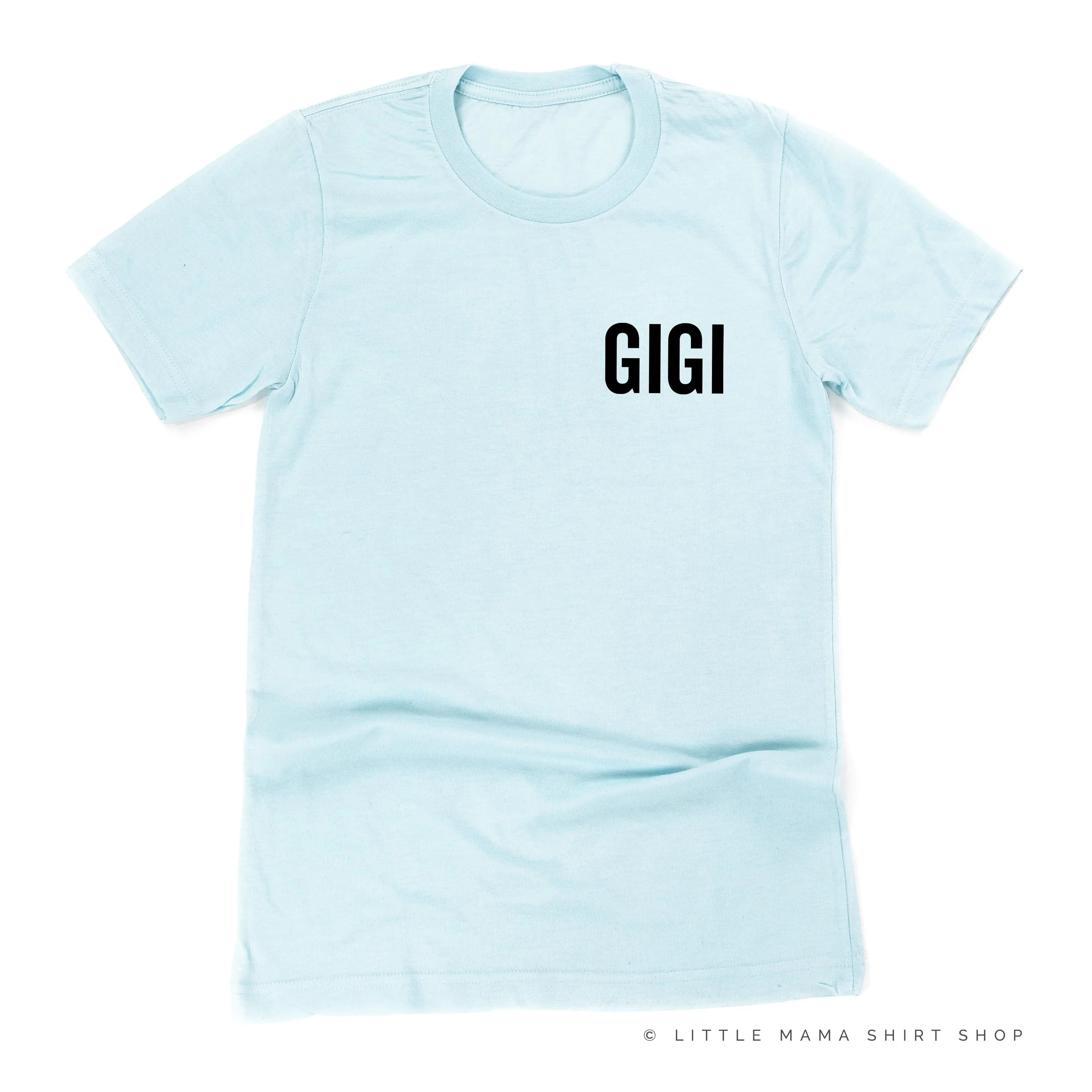 GIGI - BLOCK FONT POCKET SIZE - Unisex Tee