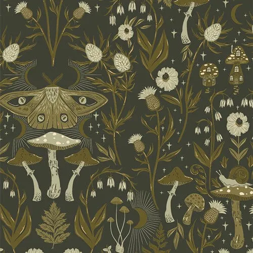 Hidden Land in Lunar FLANNEL - Hazelwood - AGF