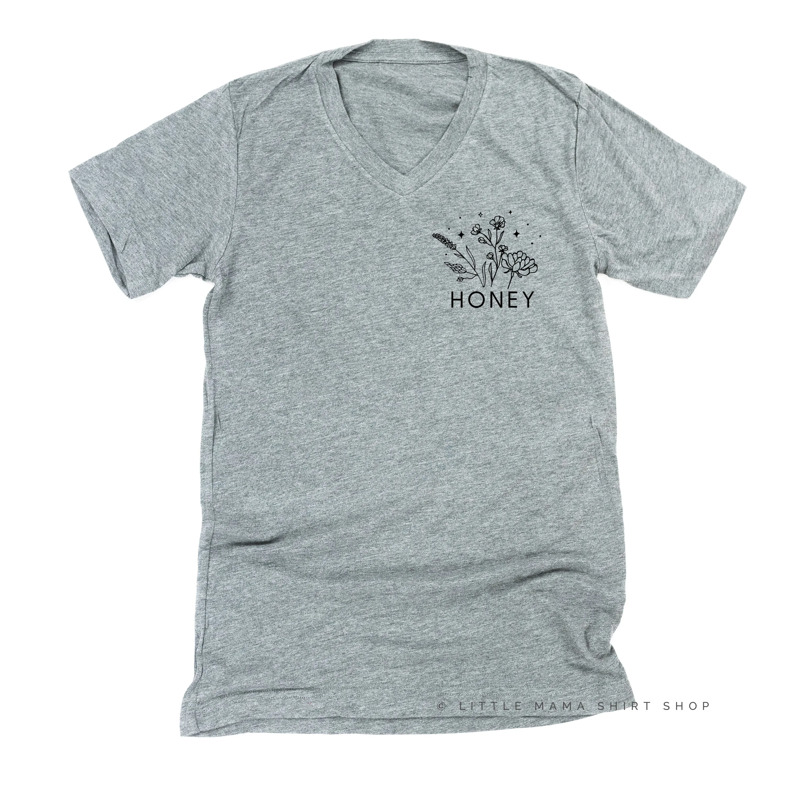 HONEY - Bouquet - Pocket Size ﻿- Unisex Tee