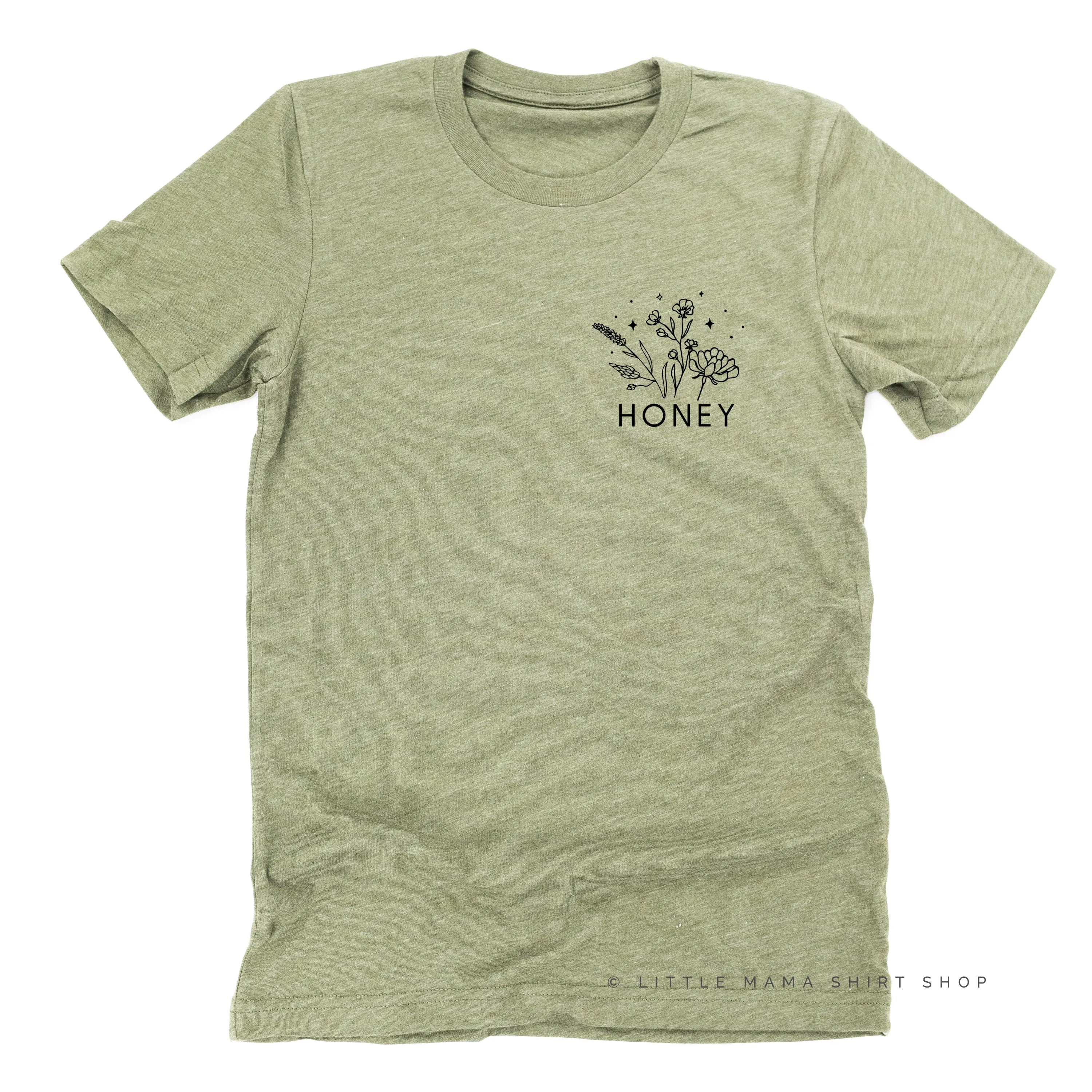 HONEY - Bouquet - Pocket Size ﻿- Unisex Tee