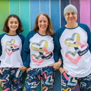 Infinite Love Raglan Shirt with Long Sleeves - Adult