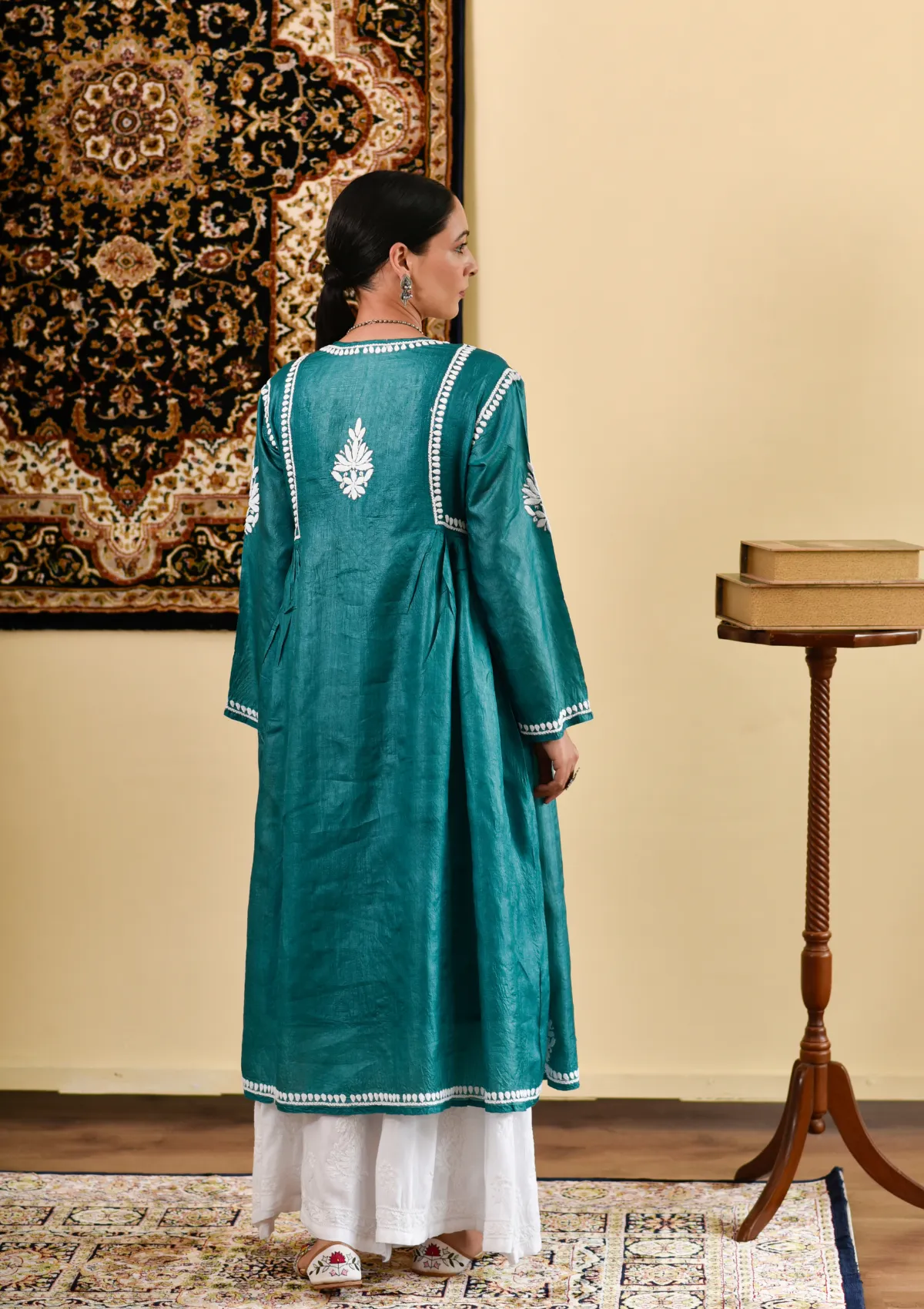 Janan Silk A-Line Gown