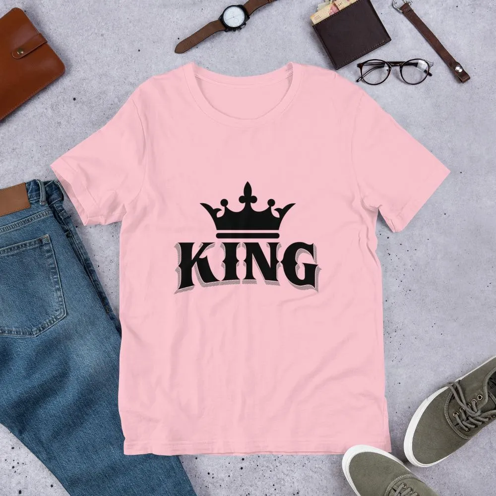 King w/ Crown (Black) Short-Sleeve Unisex T-Shirt