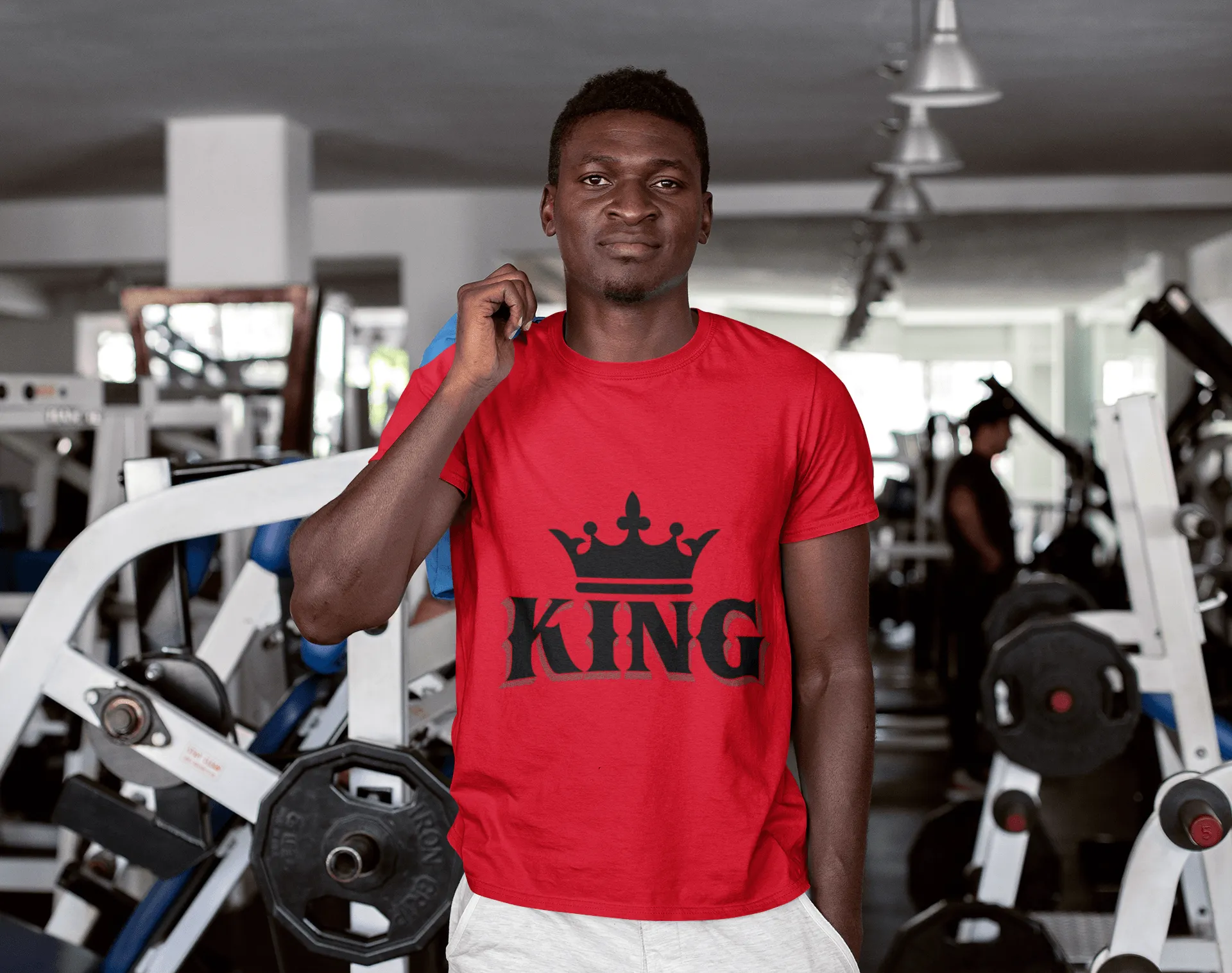King w/ Crown (Black) Short-Sleeve Unisex T-Shirt