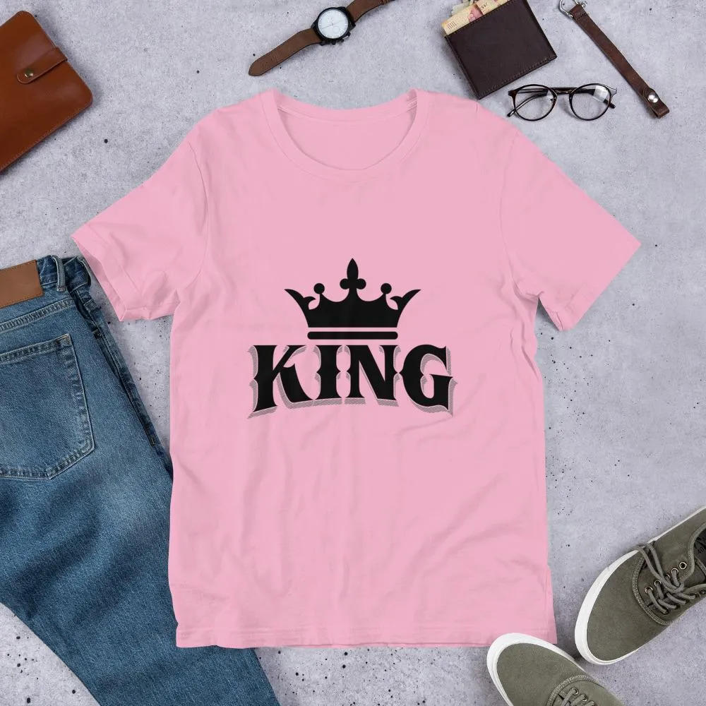 King w/ Crown (Black) Short-Sleeve Unisex T-Shirt