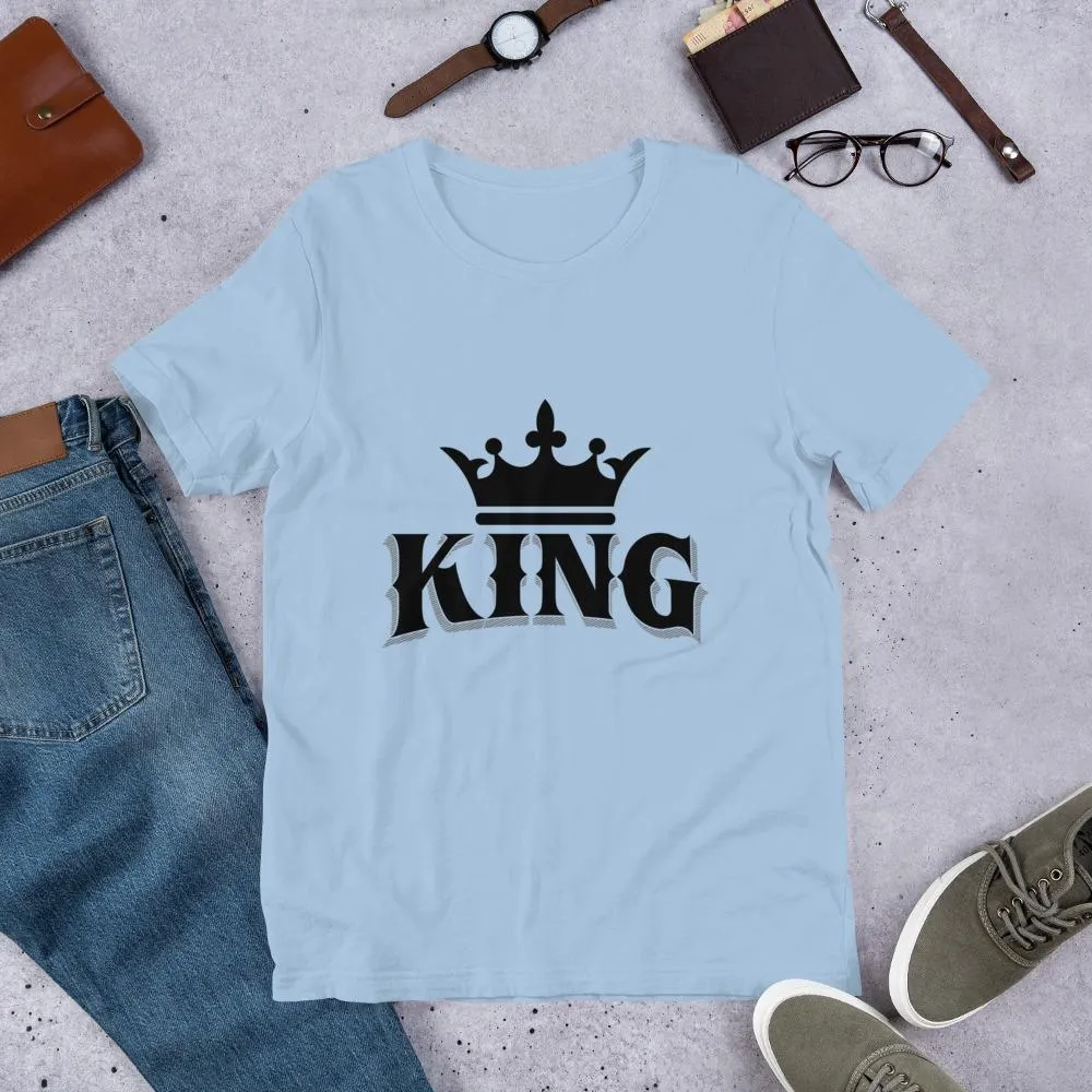 King w/ Crown (Black) Short-Sleeve Unisex T-Shirt