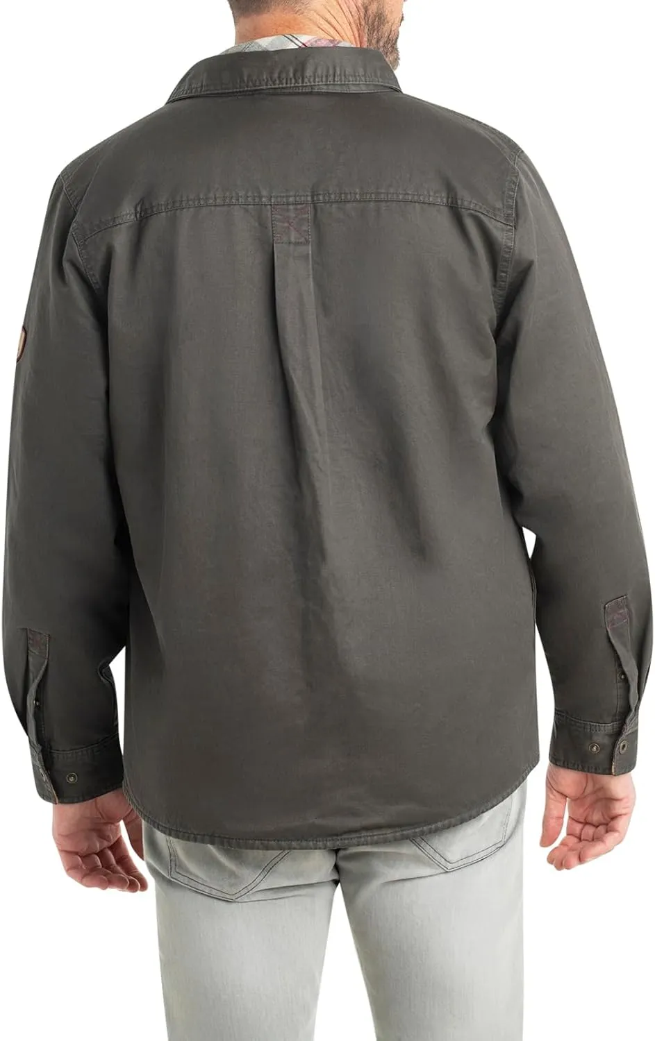 Legendary Whitetails Journeyman Shirt Jacket, Flannel Lined Shacket for Men, Water-Resistant Coat Rugged Fall Clothing