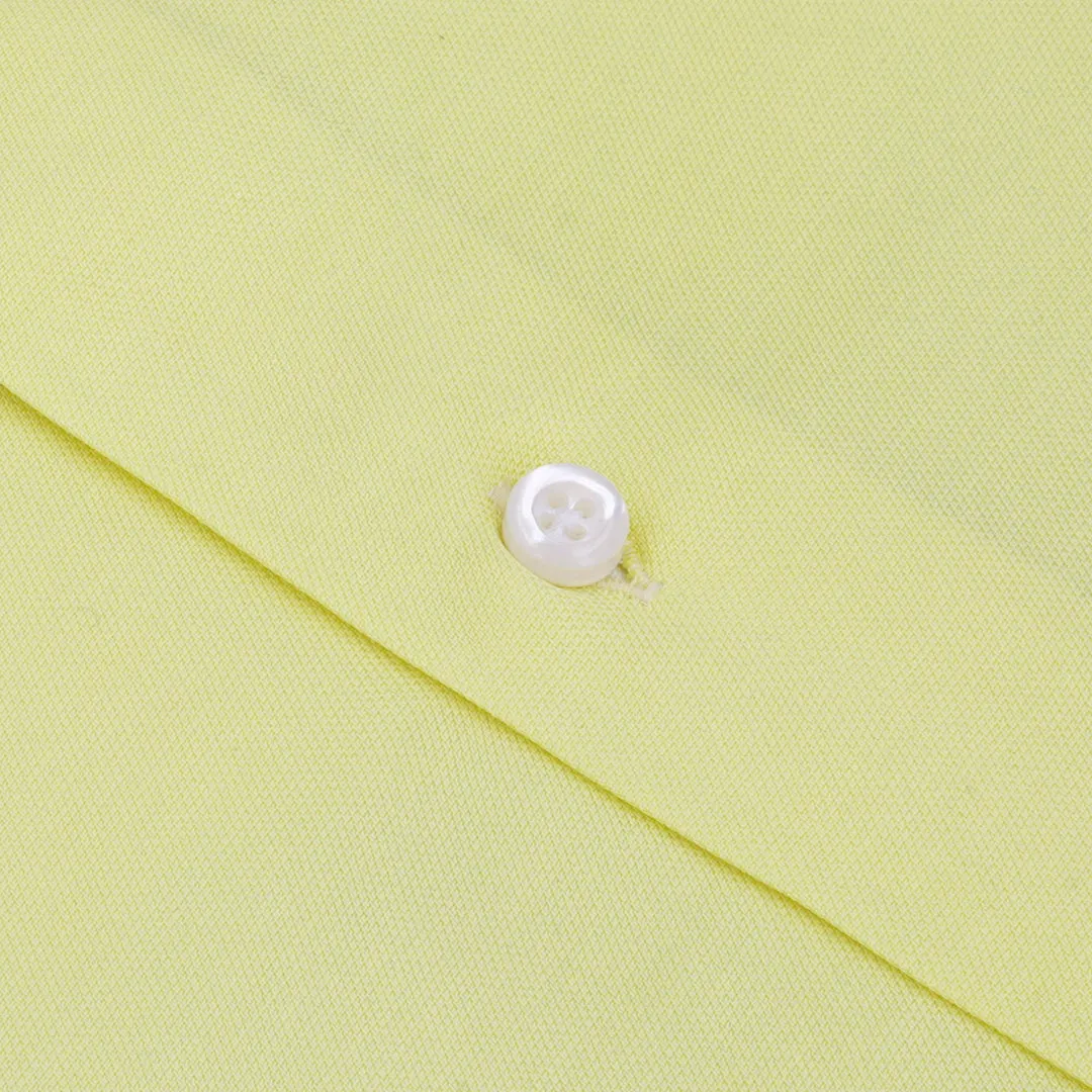 Lemon Single Cross Casual Shirt With White Inlay OL-222