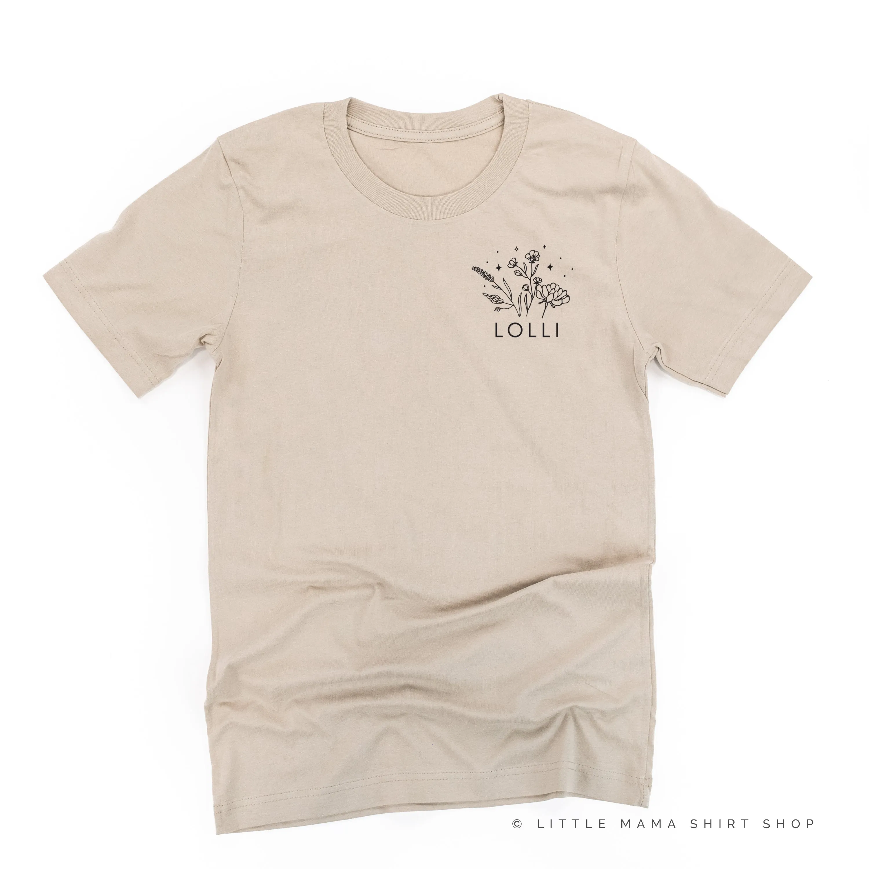 LOLLI - Bouquet - Pocket Size ﻿- Unisex Tee