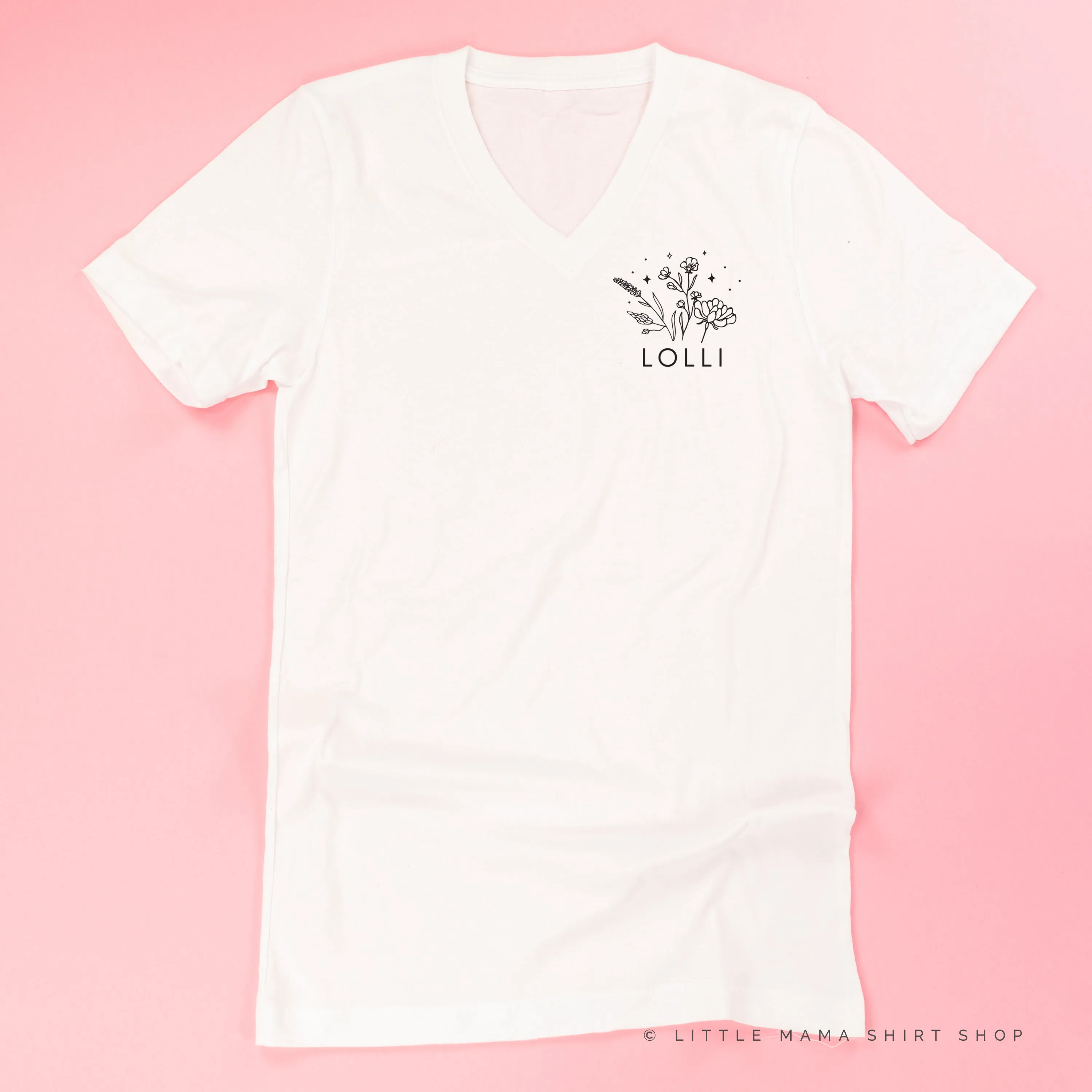 LOLLI - Bouquet - Pocket Size ﻿- Unisex Tee