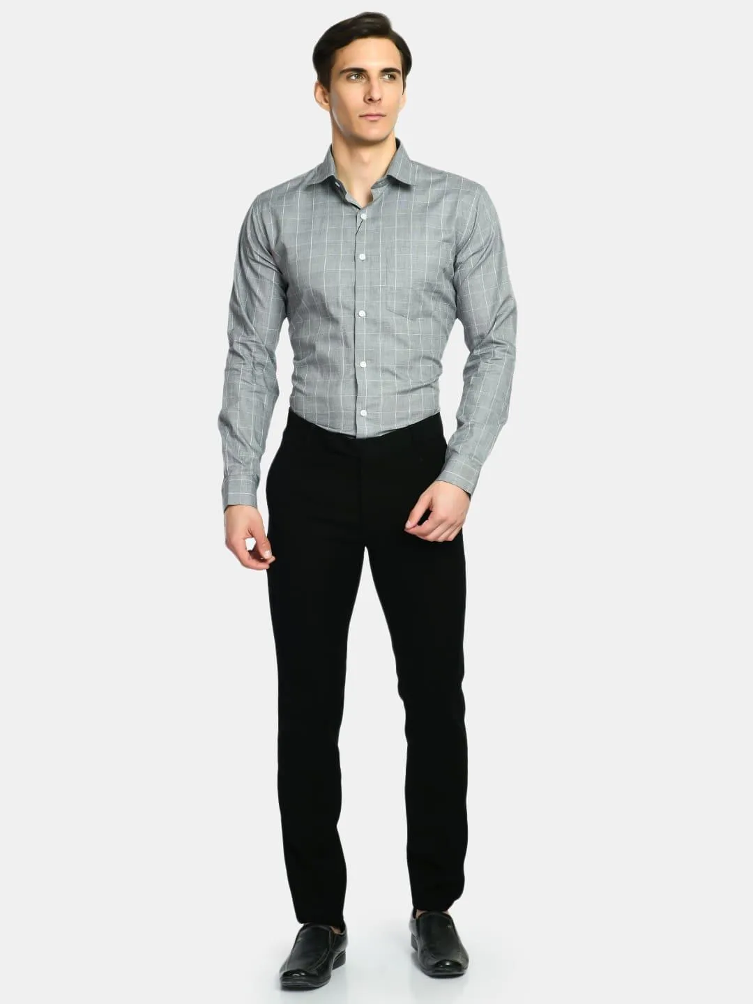 Men's Checks Cotton Regular Fit Shirt