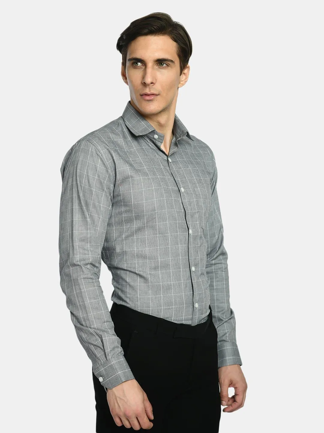 Men's Checks Cotton Regular Fit Shirt