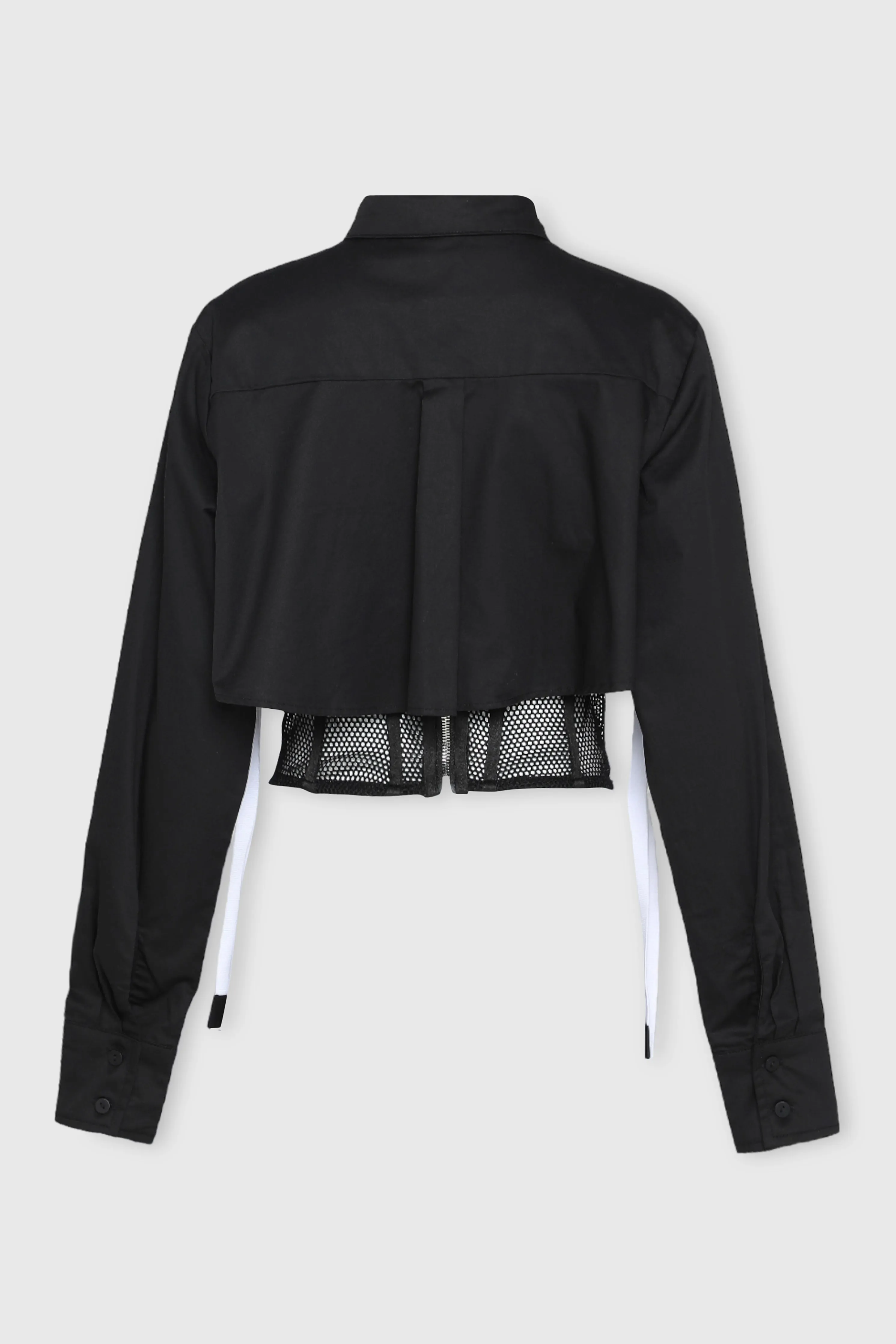 MESH CORSET SHIRT W/ BRA LINES