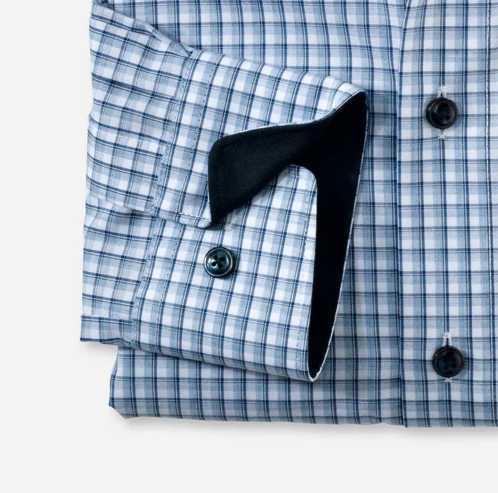 OLYMP - Modern Fit, Fashion Check Shirt (Size 42 Only)