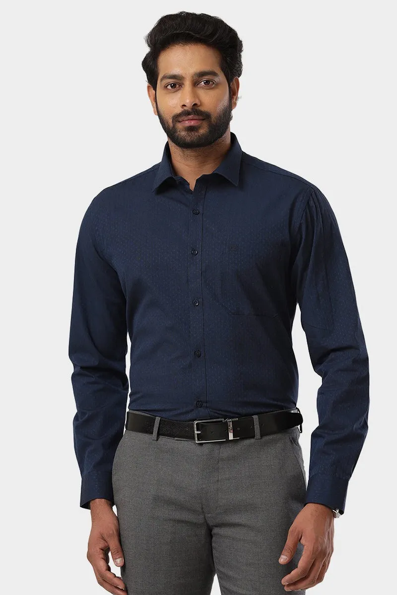 Orlando - Denim Blue Casual Shirts for Men | Ariser