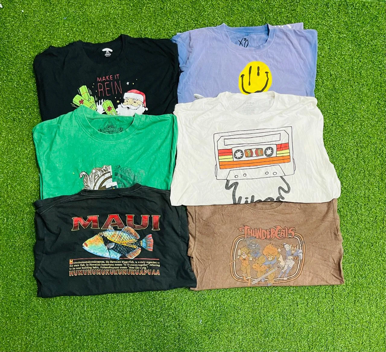 Printed T-Shirts 40 Pcs