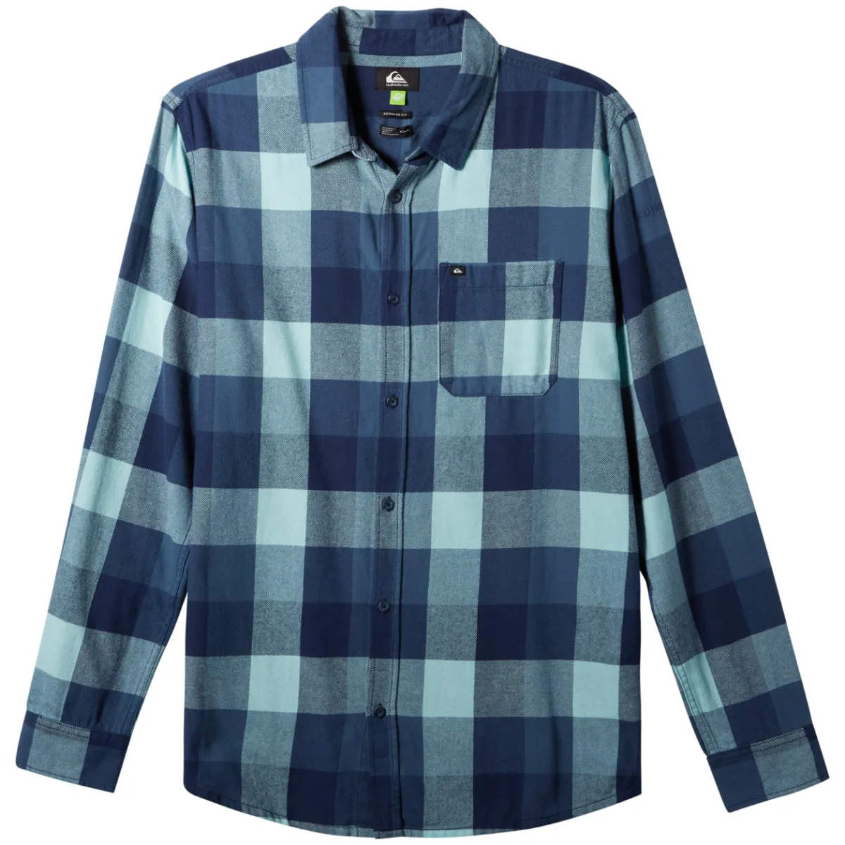 Quiksilver Motherfly Long Sleeve Button-Down Flannel Shirt