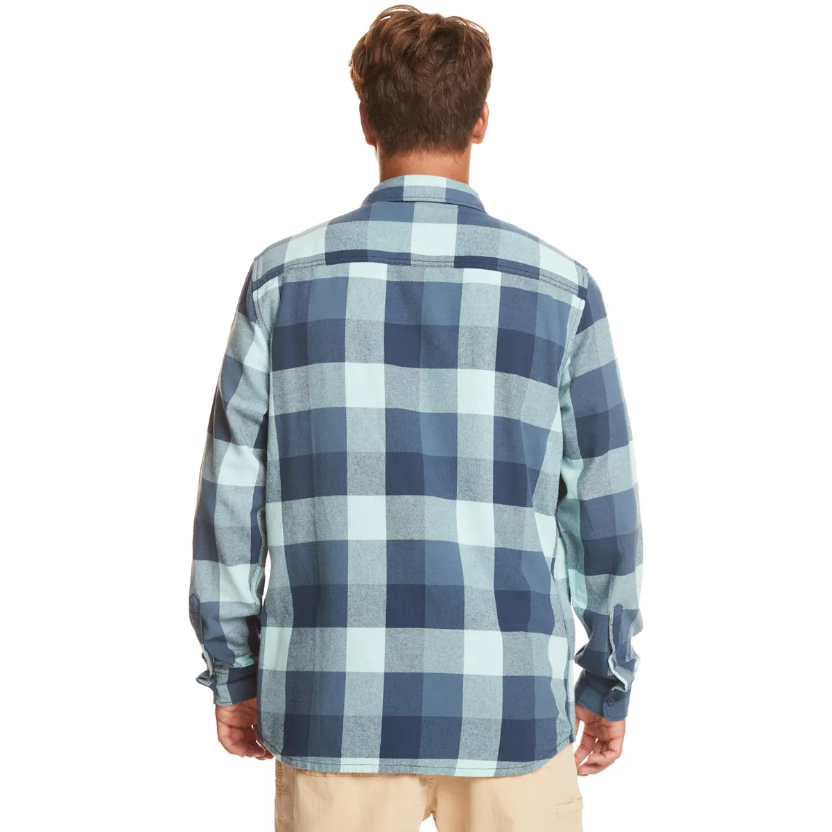 Quiksilver Motherfly Long Sleeve Button-Down Flannel Shirt