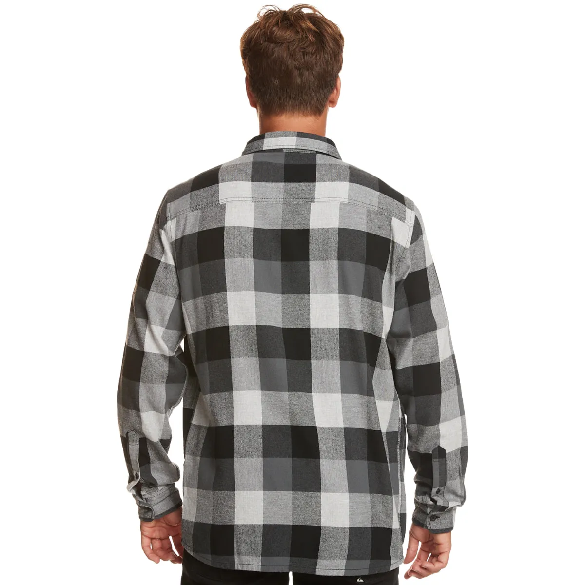 Quiksilver Motherfly Long Sleeve Button-Down Flannel Shirt