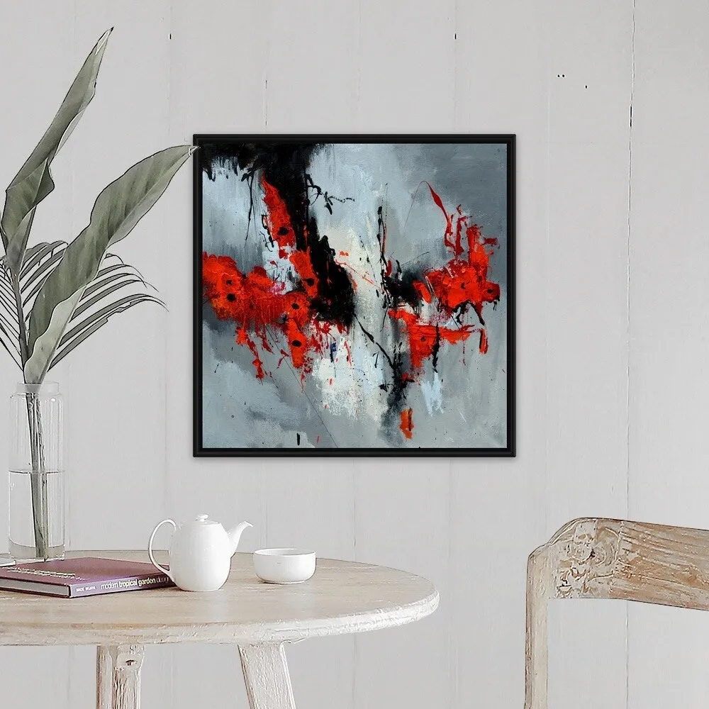 "Abstract 5561701" Black Float Frame Canvas Art