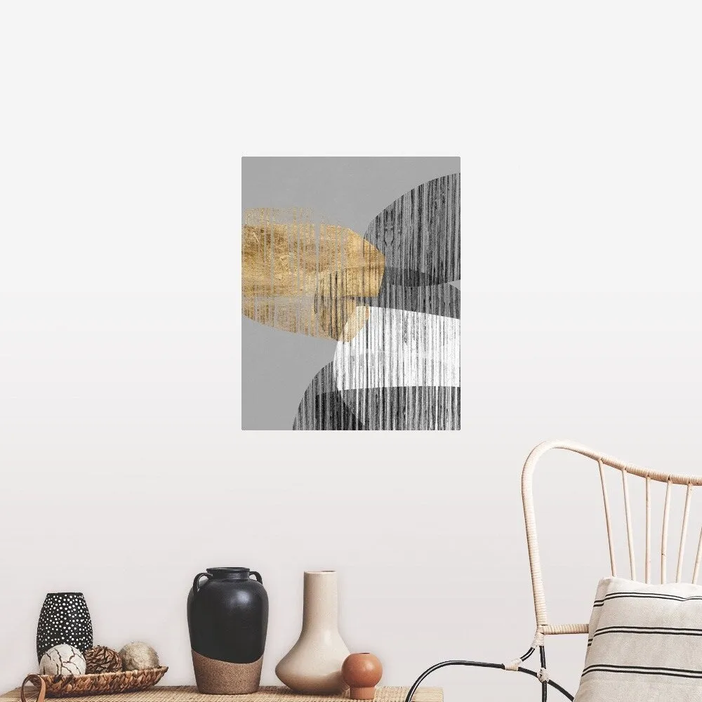 "Adjacent Shapes I" Poster Print